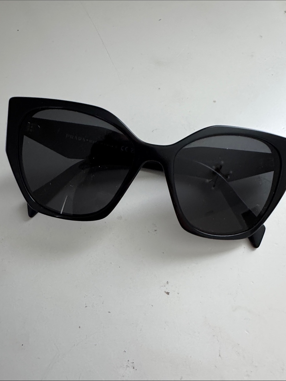Prada Black Cat-Eye Sunglasses